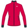 Женская тёплая разминочная куртка Sportful Apex WS W Jacket малиновая